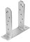 KTRolster Heavy Duty Galvanised Bolt Down U Post Support Base Bracket Foot for 150mm or 6 Posts