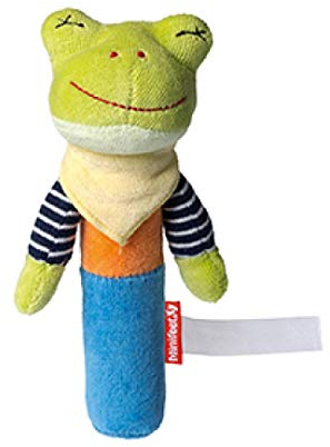 Minifeet Quietschender Frosch-Greifling - Das zuckersüße Geschenke zur Geburt, zur Taufe oder einfach zwischendurch als Freudemacher