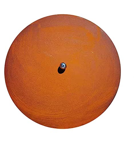 Köhko Coperchio di design e copertura con manico a sfera con patina arrugginita, colore per tutti i braciere Ø 80,5 cm