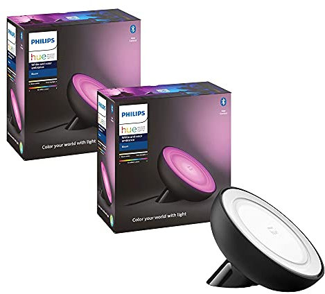Philips Hue – Bloom Gen4 Stimmungslicht, 2er-Pack, Schwarz (EU/UK)