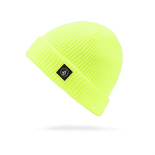 Volcom Damen Full Stone Beanie-Mütze, gelb, Einheitsgröße