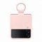 Samsung Silicone Cover with Ring Custodia Pieghevole con Anello per Galaxy Z Flip4, Rosa