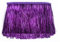 YYCRAFT 15,2 cm breite Lametta-Fransen, Lametta-Besatz, Tanzkostüm, Fransenborte, glänzender Folieneffekt (9,1 m, lila)