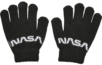 Mister Tee Unisex NASA Knit Glove Kids, Black, L-XL