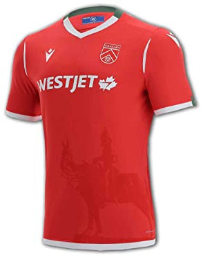 Macron Cavalry FC Home Shirt 21 22 FCCA Heimtrikot Calgary Kanada Jersey, Größe:XXL