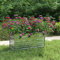 Keketa Hochbett für Garten, Blumenkästen, Hochbeet, für den Außenbereich, Hochbeet für den Garten, Blumenkasten, 100 x 40 x 45 cm, aus verzinktem Stahl, Silber