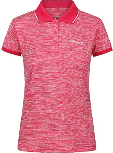 Regatta Women's Remex II Quick Drying Neck T-Shirt, Pink, 40
