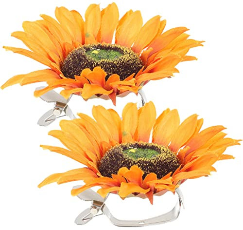 Didiseaon Embrasses De Rideaux Pinces À Fleurs Pinces À Rideaux De Tournesol