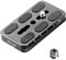Manbily Kamera Schnellwechselplatte Quick Release Plate Kugelkopf 1/4 Zoll - 3/8 Zoll Schraube Universelle Metall Arca-Swiss Schnellkupplungsplatte Stativ Adapter Halterung Platte für DSLR Kamera 70mm