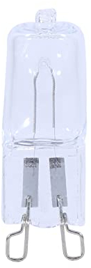 Natudeco 10PCS Halogenlampen Jcd Typ Klarglas Glühbirne Beleuchtung Lampe Energe Saving 220v Haushalts Zubehör G9 40w