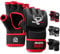 BEASTRAGE MMA Handschuhe für Männer und Frauen,Martial Arts Mitts Grappling Sparring,Ventilated Palm, VEGAN Leder, Cage Fighting, Muay Thai, Kickboxen, Boxsack, Boxen, Kickboxen (M, ROT)