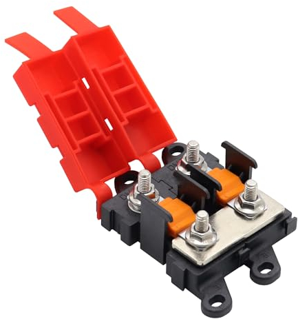 2 Fach Midi Sicherungshalter KFZ Kupfer Verteiler Boot Wohnmobil Wohnwagen Wohnmobilanhänger Camper Midi Sicherungskasten mit 30A 60A 100A Sicherungen