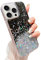 LCHULLE Glitzer Hülle Kompatibel mit iPhone 13 Pro Max(6.1 Zoll) Handyhülle Mädchen Schuzhülle Glitzer klar TPU Bumper Silikon Hülle Handyhülle Tasche Case Cover für iPhone 13 Pro Max Schwarz
