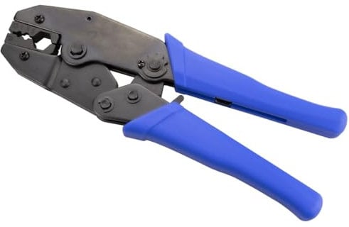 Crimpzange lmr400 für Koaxialstecker LMR400, Belden9913, RG8, RG213, RG214, RG316, RG174 Kabel, Crimpwerkzeuge, Sechskant-Schneideisen mit 10,9 mm für 400 Kabel, Blau