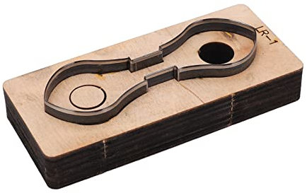 Leder-Stanzformen, Leder-Lochstanzer für Gürtel, Lederwerkzeuge für Lederarbeiten, Stanzen, Stanzen, Stanzform, Leder, Metall, Stanzform für Tasche, Gürtel, Geldbörse, Leder (LR-1)