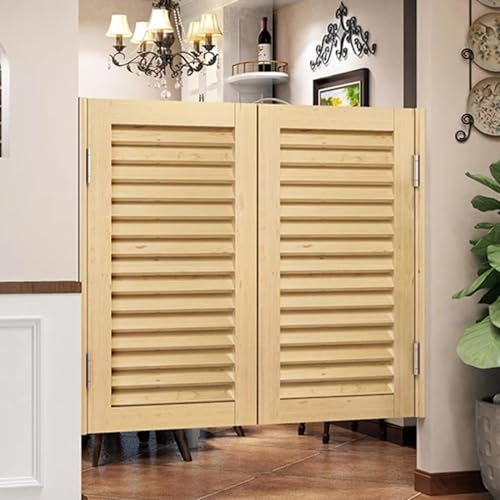 Schwingtüren, Café-türen, Massivholz-saloon-schwingtür, Theken- Und Café-türen Mit Automatischem Verschluss, Für Bar, Veranda, Eingang, Küche, Badezimmer, Fl(Size:W85xH100cm(W33.46xH39.37in),Color:B)
