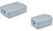 Mepal | Take a Break Duo Pack | Brotdose To Go | Lunchboxen für 2 bis 4 Sandwiches oder 4 bis 8 Brotscheiben | ideal für Meal Prep | Essenbox mit Unterteilung | Nordic blue
