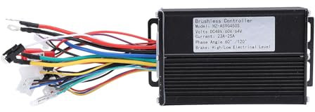 BuyWeek Elektrofahrrad Brushless Motor Controller, 48V 60V 64V 450W Bürstenloser Motor Controller für E-Bike Elektroroller Scooter Elektrisches Dreirad (HZ-AS9G450S)