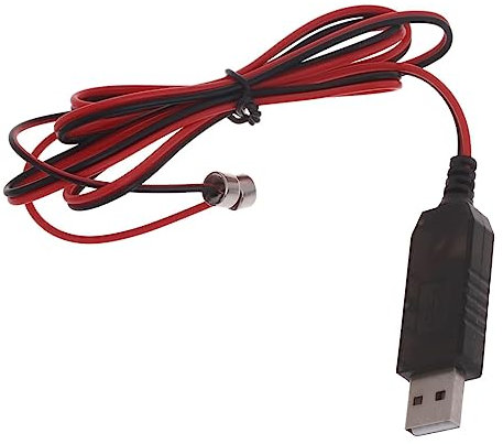 XAGMODSHN Cavo di ricarica USB magnetico per batterie ricaricabili 18650 26650 14500 16340 Caricabatterie magnetico universale