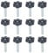 KINDPMA Lot de 12 Vis à Tête Moletée M6 x 30 mm en Plastique en Forme D'étoile avec Poignée, Vis à Tête Étoile pour Machines-Outils, Équipement Mécanique, Décoration de Meubles