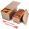 Set di 2 Stampi per Pane in Cassetta con Coperchio – Stampo Antiaderente per Pane, Torte e Dolci, Stampo Plumcake, Pratico per Uso Domestico, con 1 Spatola in Silicone e 1 Pennello in Silicone.