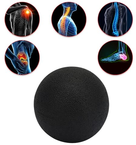 Casativo Punktueller Massage-Ball, 8 cm, schwarz – Faszientrainer für effektive Schmerzlinderung & Tiefenentspannung