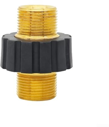 Connecteur de tuyau d'eau pour nettoyeur haute pression, cuivre M22 × 1,5, raccord à connexion rapide, performance haute pression, conception de prise en main améliorée, pour lavage de voiture et