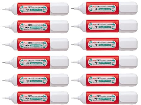 Pentel ZLC31-WF Lot de 12 Correcteurs liquides