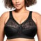 Glamorise MagicLift Original Support Wirefree Bra 1000 (Women's & Women's Plus) Black