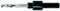 KS Tools 129.5501 Mandrin avec foret 6,4 mm, Diamètre 14-30 mm