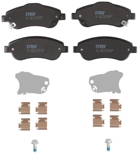 TRW GDB3445 Bremsbelagsatz, Scheibenbremse | Kompatibel mit: HONDA CR-V III, CR-V IV