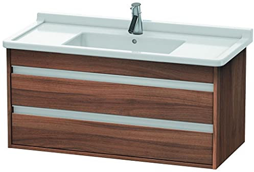 Duravit KT664507979 Waschtisch, hängend, 1000 x 465 cm, Nussbaum, natur