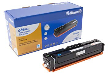 Pelikan Toner ersetzt HP CF401X (passend für Drucker HP Color LJ Pro M 252 / -270 / -274 / -277)