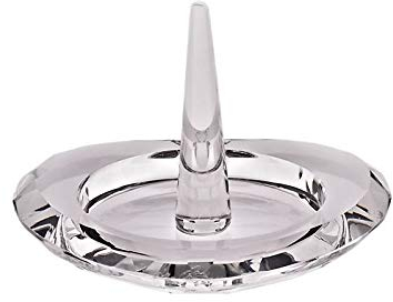 Ringhalter Ständer Schmuckschale Glas Herz Imperial 9,5cm Valentinstag Frau