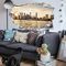 New York Skyline Wandtattoo 3D Wandsticker Sonnenuntergang selbstklebende XXL Wandposter 120x73cm