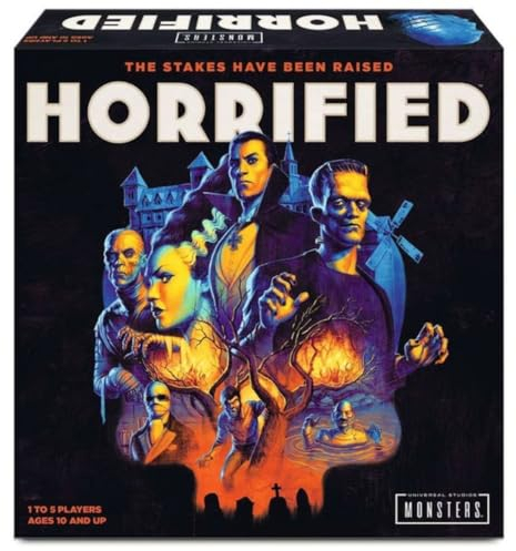 Ravensburger Horrified Universal Monsters Immersive Strategy Board Game for Kids & Adults Age 10 Years Up - 1 to 5 Players