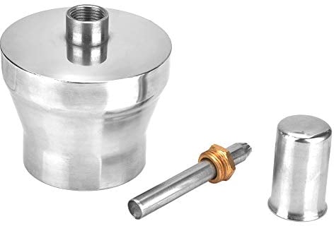 Spiritus-Brenner, 450Ml Edelstahl-Spiritus-Lampe Spiritus-Öfen verdickten Spiritus-Brenner mit Schraube und Docht-Chemie-zahnmedizinischer Laborlampe