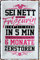 schilderkreis24 Blechschilder lustiger Spruch: ”Sei nett zu deiner Friseurin .“ Deko Metallschild Eingang Friseur Geschenk Geburtstag Weihnachten Friseursalon Barber Shop 20x30 cm