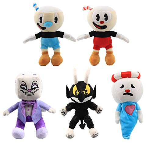 uiuoutoy 5 Stück Plüsch Spielzeug Ghost Divel Boss King Dice Stofftier Plüschtier Puppen