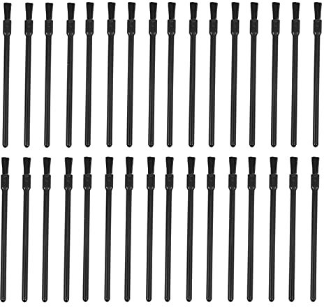 Lurrose Lot de 100 petits pinceaux à lèvres jetables pour application de sourcils, rouge à lèvres