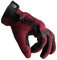 Mycl Turell Motorradhandschuhe Cross Stitch - Motorrad Handschuhe Herr - Echtleder - Handschuhe Herren Motorrad Touring mit Gel Polster (Berry, L)