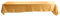 Stoff Gold,Pailletten Tischdecke Gold, Tischdecke 3 Meter, Tischdecke Party,Tischdecke Lang, 145 X 320 cm rechteckige Tischdecke schmutzabweisend für Bankett, Hochzeit, Party, Dekoration(Gold)