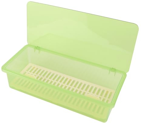 YARNOW 1pieza Caja De Almacenamiento De Cubiertos para Cocina Organizador De Palillos Contenedor De Almacenaje Tapa Diseño Elegante y Espacio Amplio Material Plástico