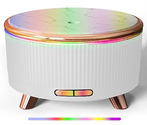X CLICK - Difusor Aceites Esenciales - Humidificador Aceites Esenciales - Deshumificadores de Humedad - Difusor de Aromas – Ambientador Casa - Humificador de Aire Difusor Aceites 500ml - Blanco