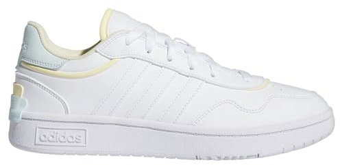 adidas Femme Hoops 3.0 SE Shoes Chaussures, Cloud White/Easy Yellow/Halo Mint, 39 1/3 EU