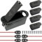 Xiatiaosann Compartiment de boîtier de batterie 9 V pour guitare basse active, support de batterie 9 volts avec fil de connecteur de batterie de type I (paquet de 5)