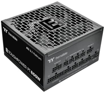 Thermaltake Toughpower PT 1200W | Fuente de Alimentación Totalalmente Modular | ATX 3.1 PCIe Gen 5.1 12V-2X6 | 80 Plus Platinum 92% Eficiencia | Condensadores Japoneses 105°C | 10 Años Garantía