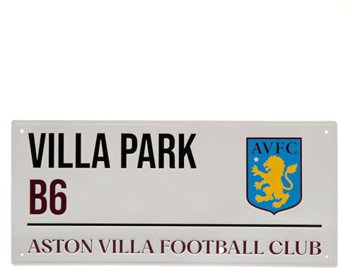 Aston Villa FC Street Sign