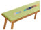 Stuhlkissen Mit Bändern, Sitzkissen Gartenstuhl Outdoor, Bankkissen, Gartenbank Kissen Bankauflage, Sitzauflage Bank Rutschfeste Sitzpolster Bank Für Indoor Fenster Terrasse e3(Green,90x30 cm 35x12 in