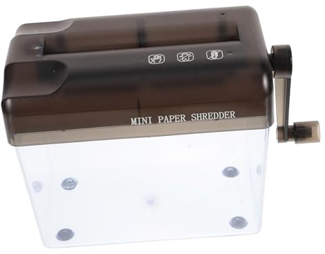 Gogogmee Aktenvernichter büroartikel bürobedarf Shredder papiervernichter schredder Shred-er Geld Spitze Werkzeug heim Pflicht Handschredder für die Schule verschleißfester Handhäcksler Abs